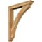 Ekena Millwork Thorton Traditional Rough Sawn Bracket w/ Offset Brace, Western Red Cedar, 6"W x 36"D x 44"H BKT0604X36X44THR01RWR - alternate 1